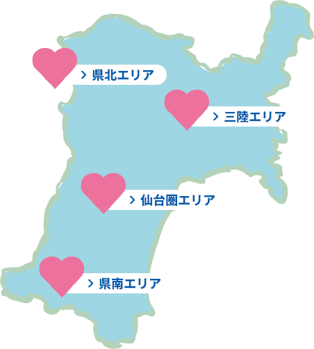 宮城県マップ